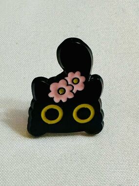 Black Cat Pin